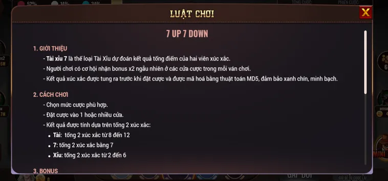 Chinh Phục Siêu Phẩm 7 Up Down Tại BomWin Với Tỷ Lệ Thưởng Đẳng Cấp