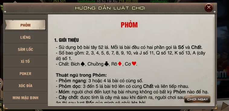 Trải Nghiệm Đỉnh Cao Với Game Phỏm Tại BomWin Đầy Kịch Tính